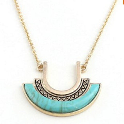 Exquisite Turquoise Necklace Fashion Charm