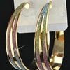 Charm Frosted Big Hoop Earrings