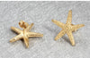 Elegant Gold Plated Starfish Stud Earrings