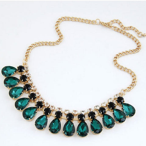 Collar Statement Gemstone Necklaces Pendant