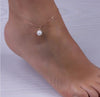 Simple Pearl Barefoot Bead Ankle Chain Anklet