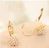 Cuff Earring - Pearl Beads Stud Earrings