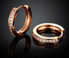 Cuff Earrings - 18K Rose Gold Plated One Layer