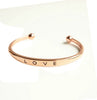 Cuff Bangle  -  Love Bracelets